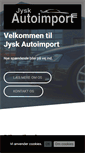 Mobile Screenshot of jyskautoimport.dk